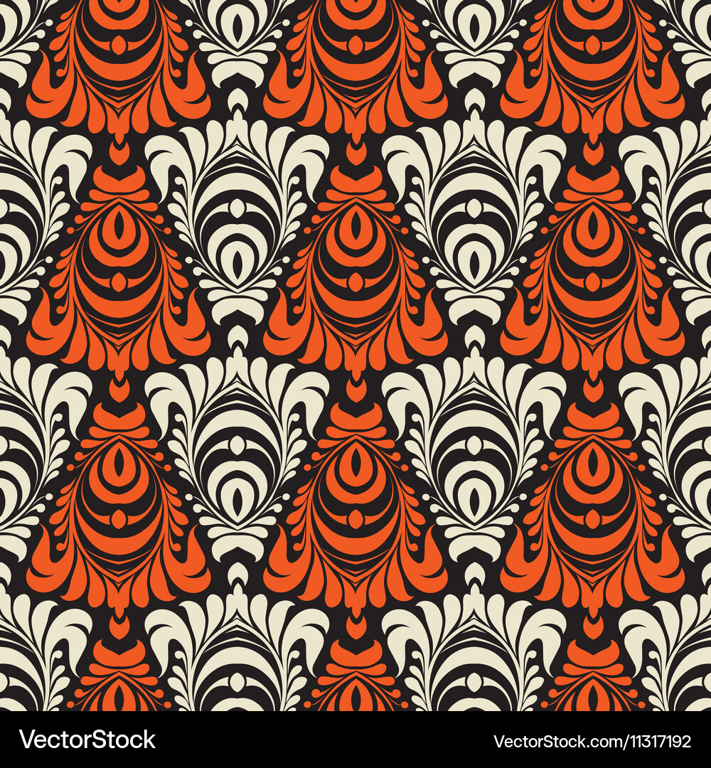 Seamless ornament pattern tile Royalty Free Vector Image