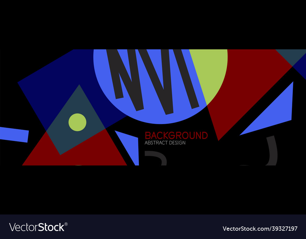 Abstract background blocks lines triangles vector image Abstract background blocks lines triangles