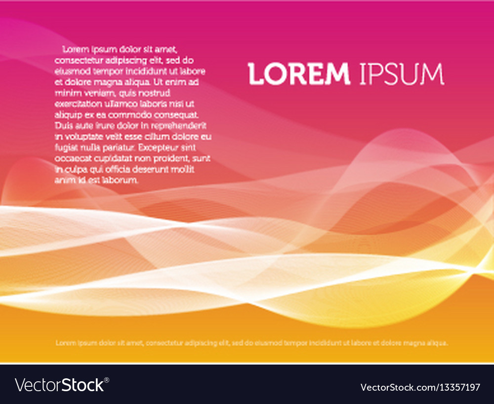 Abstract colorful background with wavy lines