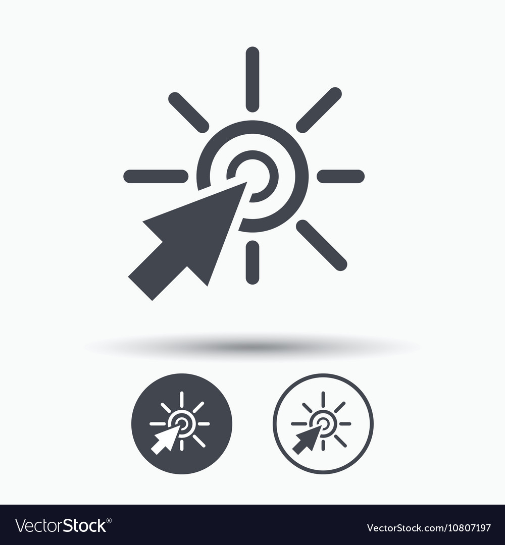 Click icon computer mouse cursor sign