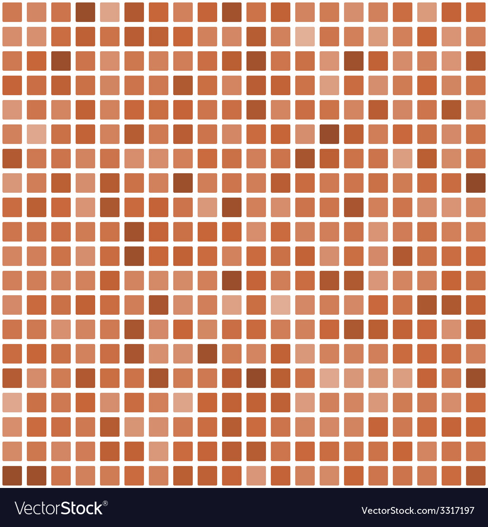 Reddish Squared Tile Pattern