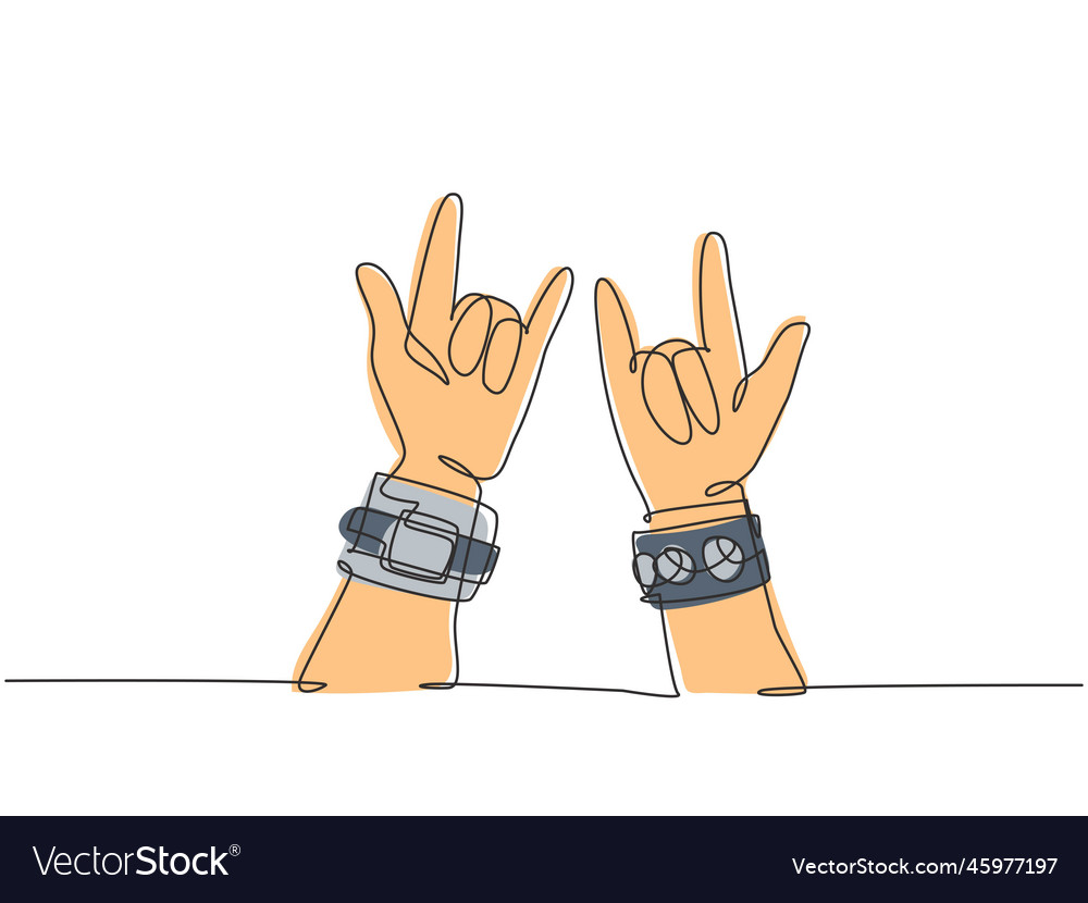 Single continuous line drawing of rocker showing vector image Single continuous line drawing of rocker showing