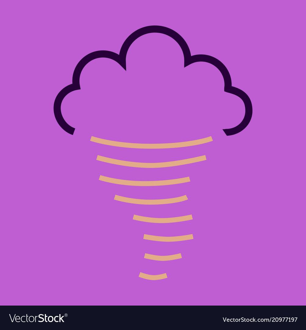 Tornado icon simple of for web fast