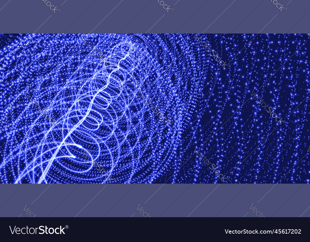 Abstract science or technology background array vector image Abstract science or technology background array