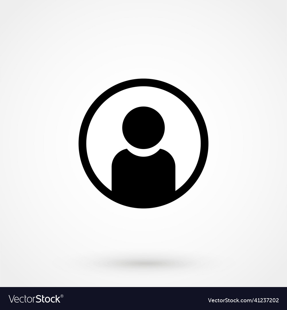 Abstract user icon Royalty Free Vector Image - VectorStock