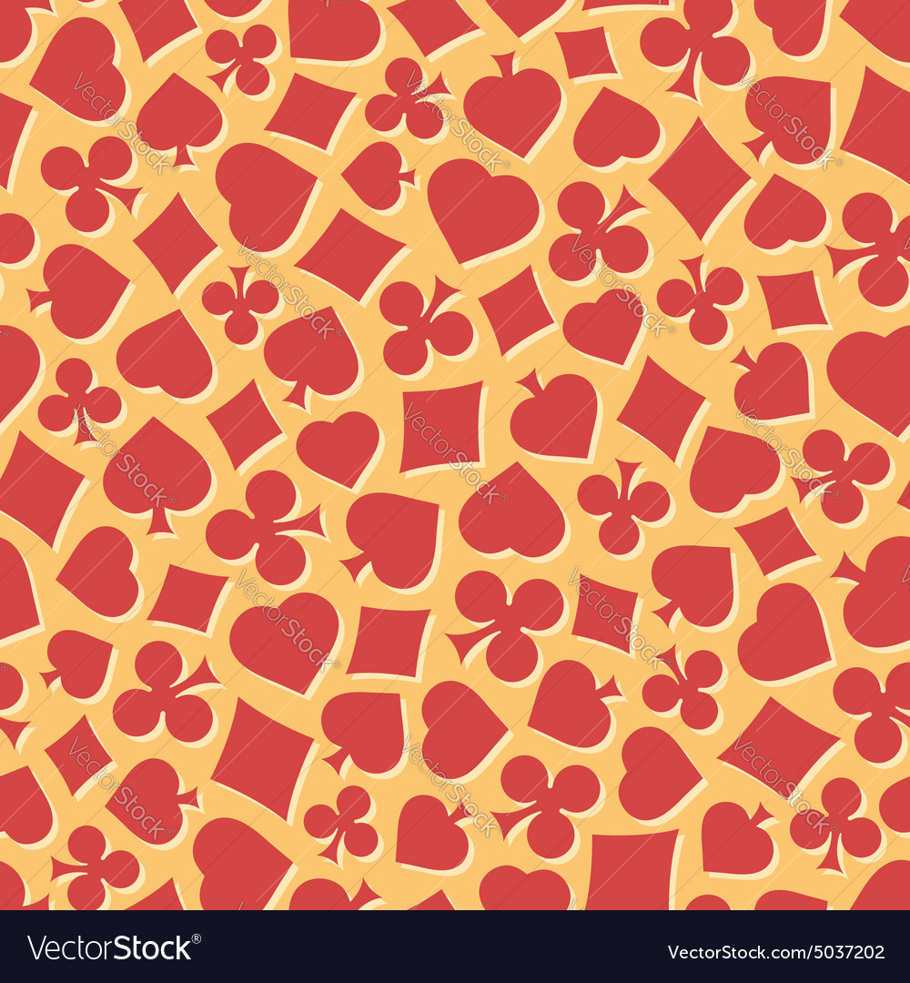 Card Suit Pattern - Seamless Background