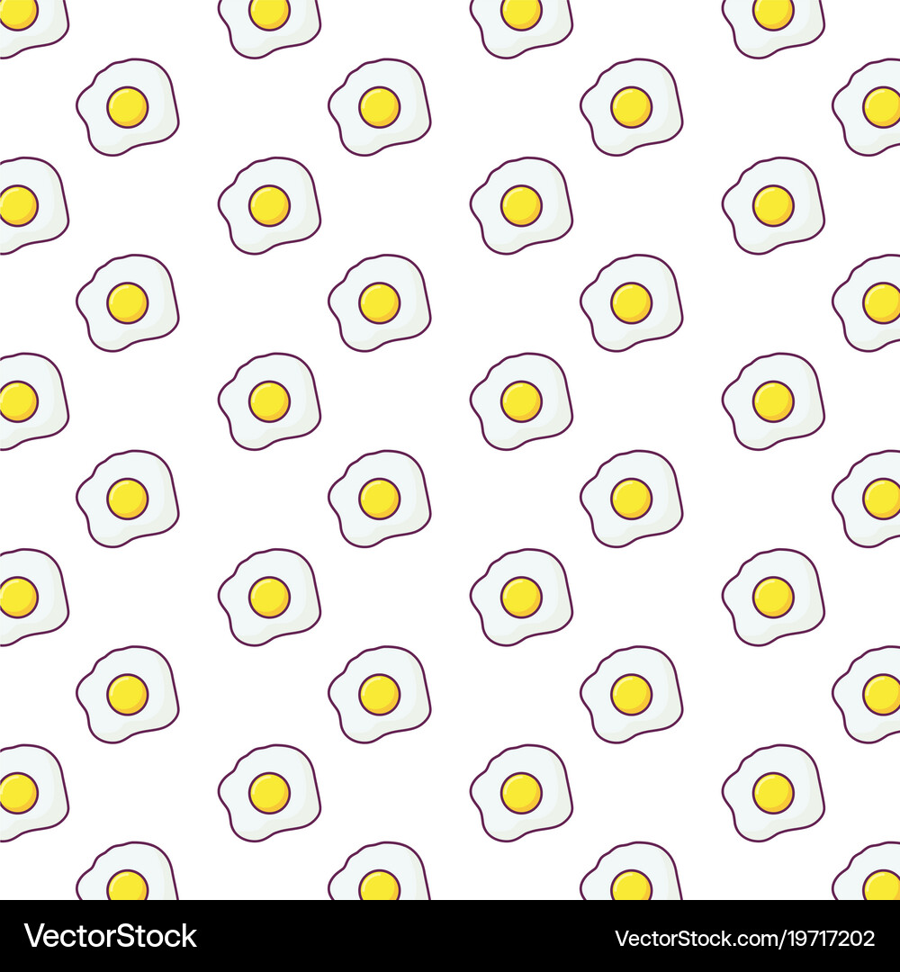 Fried eggs background design Royalty Free Vector Image