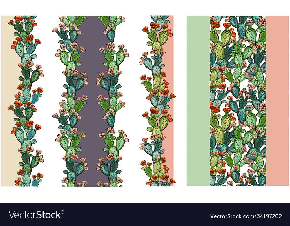 Prickly Pear Cactus Pattern