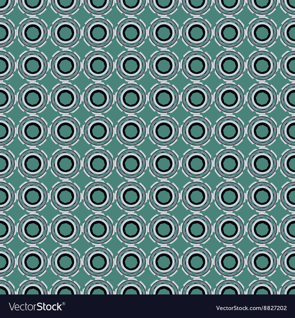 Seamless pattern with abstract circular figures