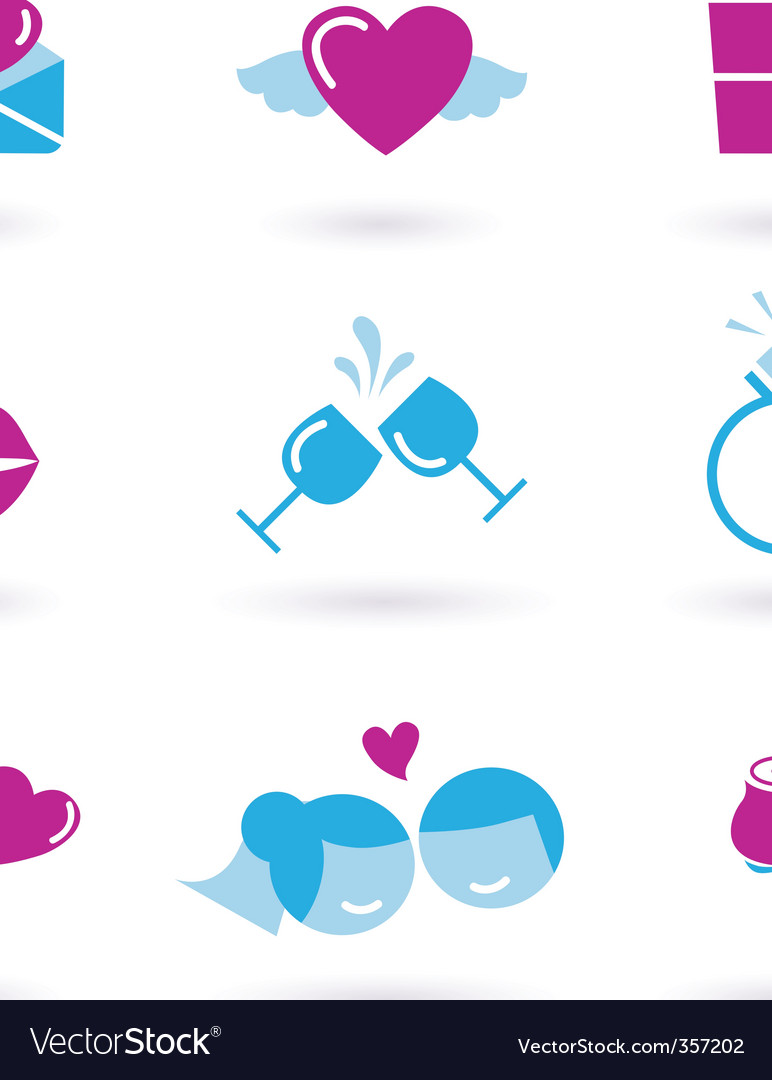 Wedding Icon Set - Romance & Love