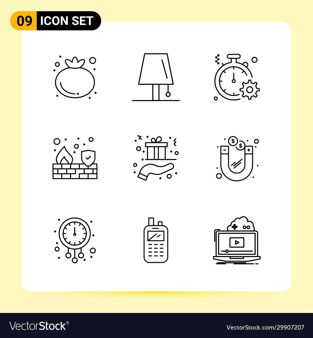 9 creative icons for modern website design