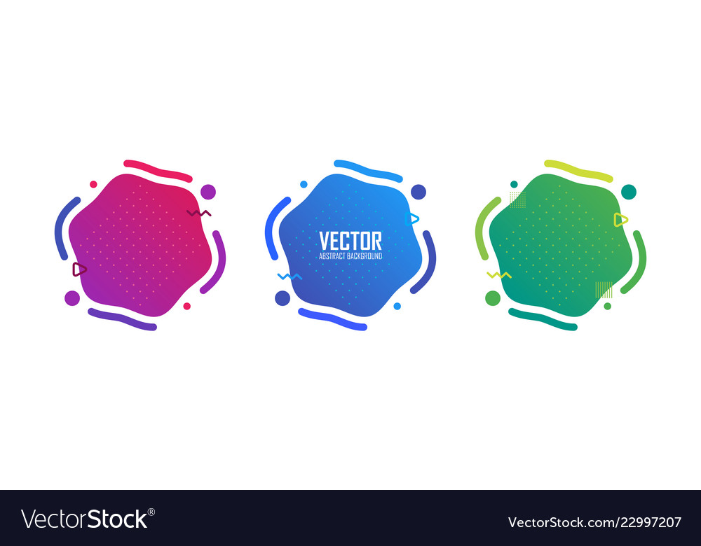 Abstract Hexagon Elements