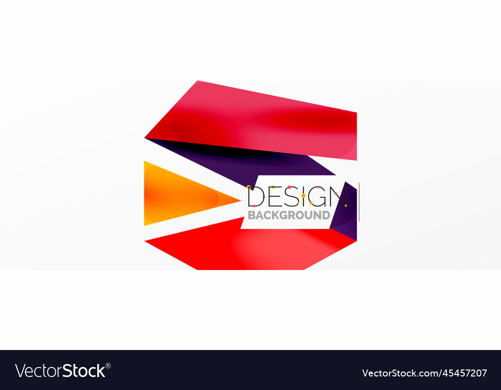 Background color abstract overlapping lines Vector Image