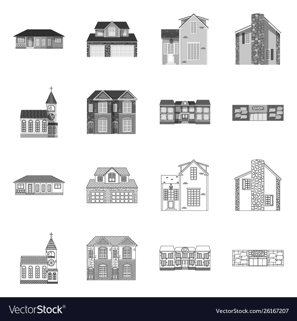 Building and front symbol