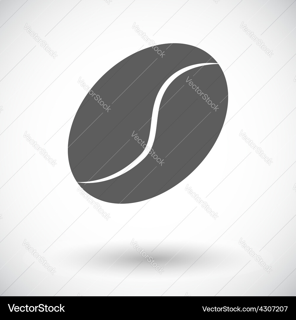 Coffee bean Royalty Free Vector Image - VectorStock