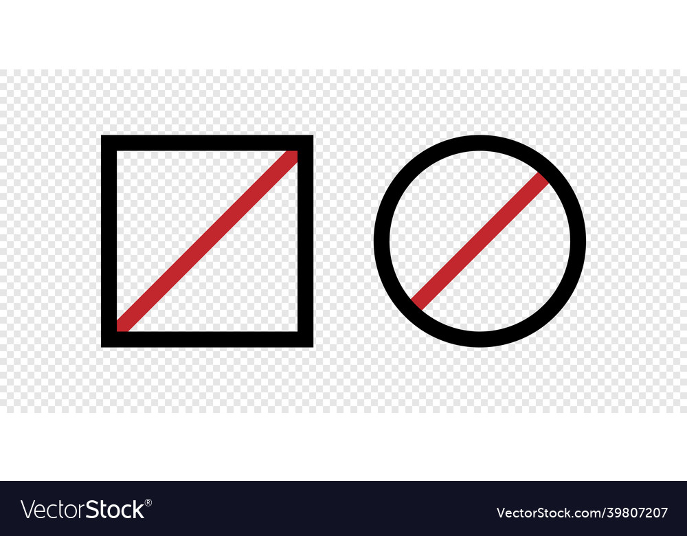 Isolated ban red sign icon on white backdrop