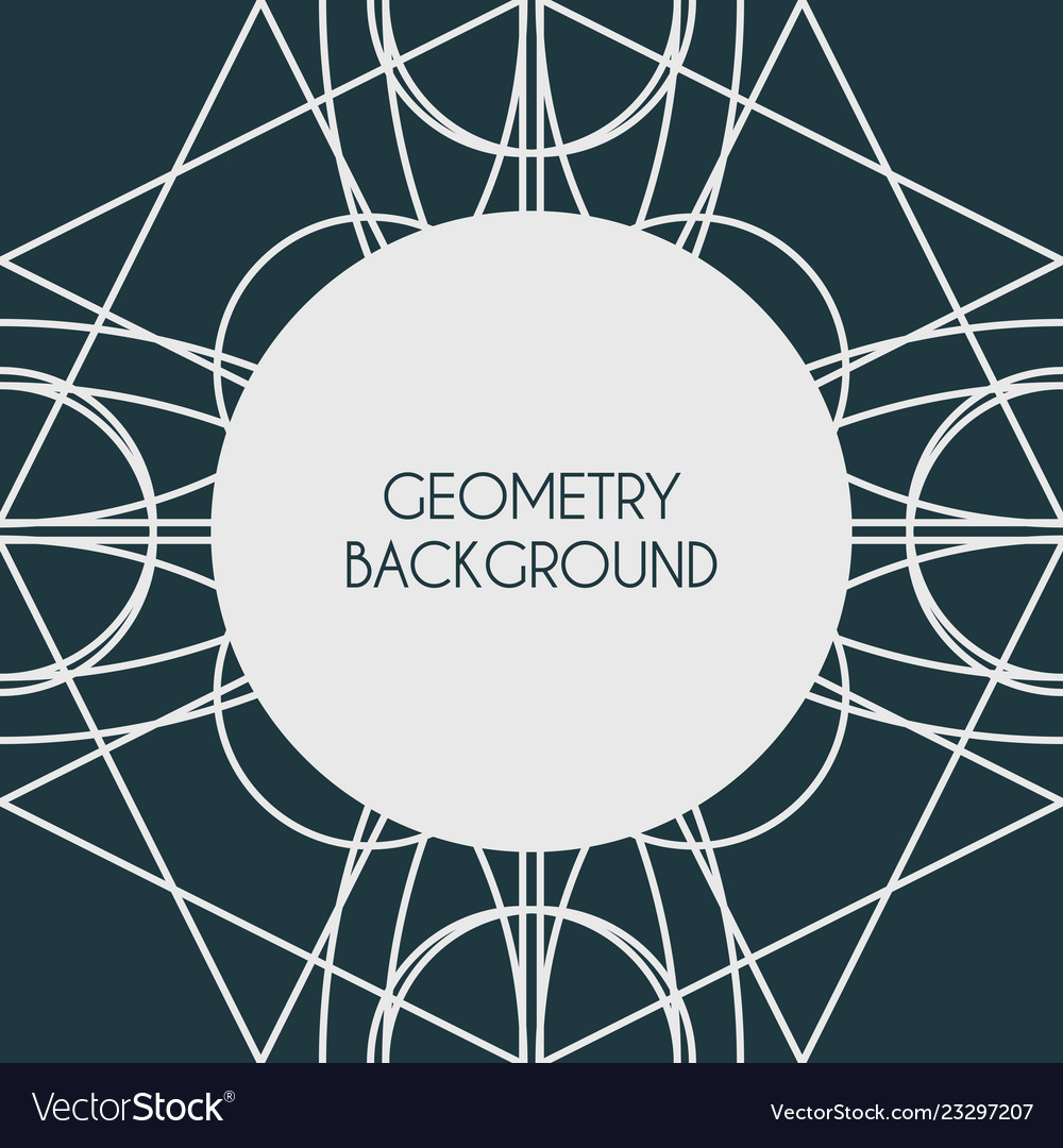 Magische Geometrie Hintergrund