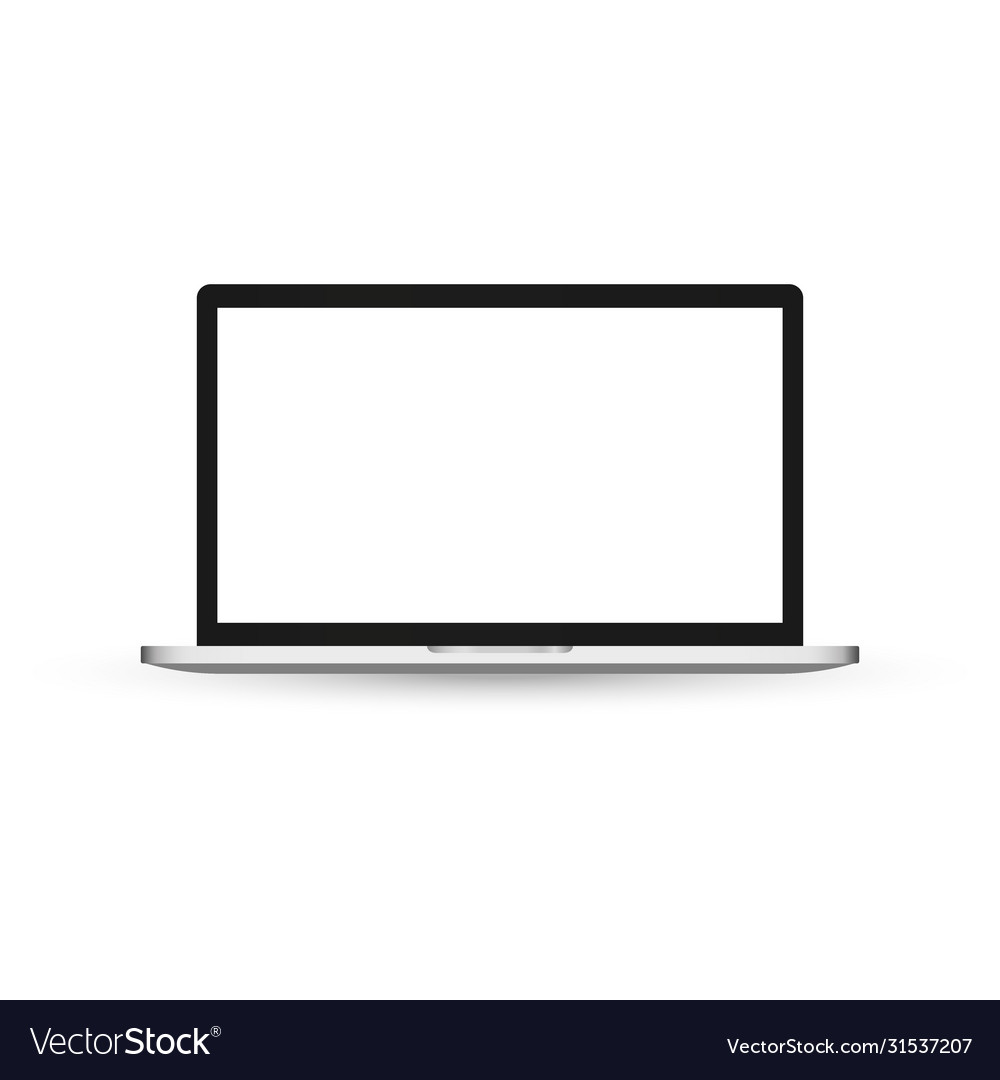 Notebook realistic isolated model - stock vector image Notebook realistic isolated model - stock