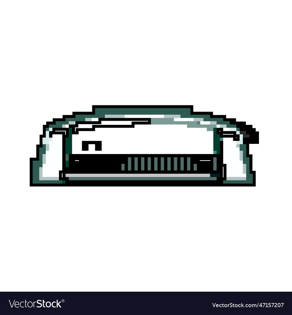 Press binding machine game pixel art Vector Image Press binding machine game pixel art