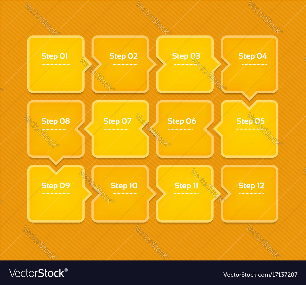Progress background template for diagram graph