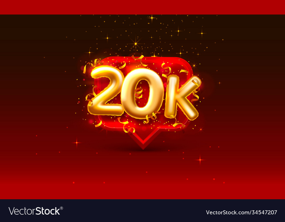 Thank you followers peoples 20k online social