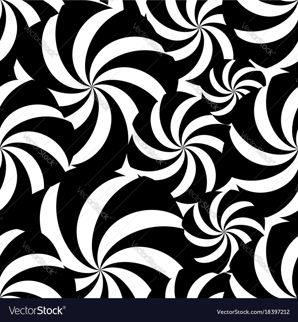 Abstract flow line pattern swirl seamless ornament