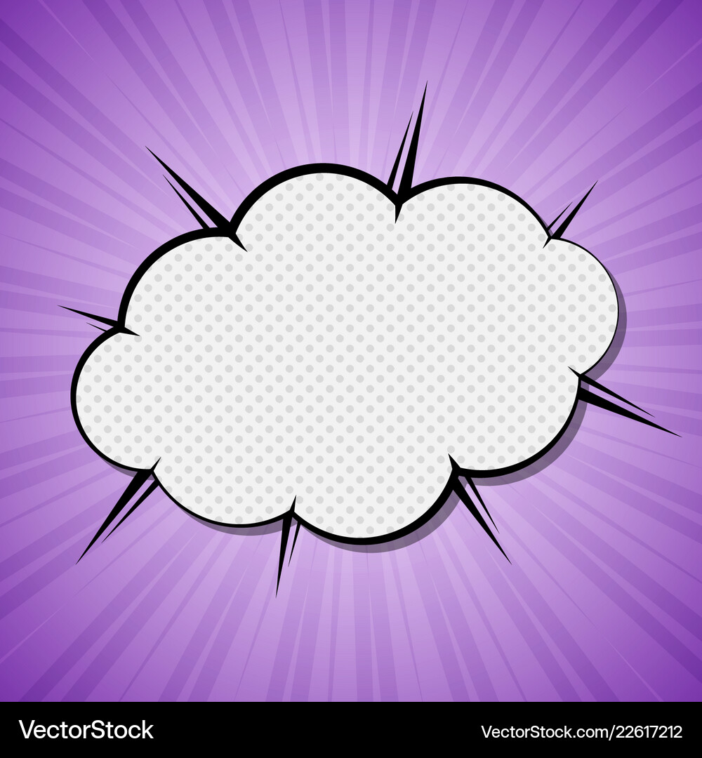 Comic speech bubble Royalty Free Vector Image - VectorStock