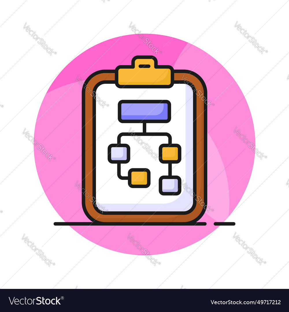 Data flow chart design in modern style algorithm