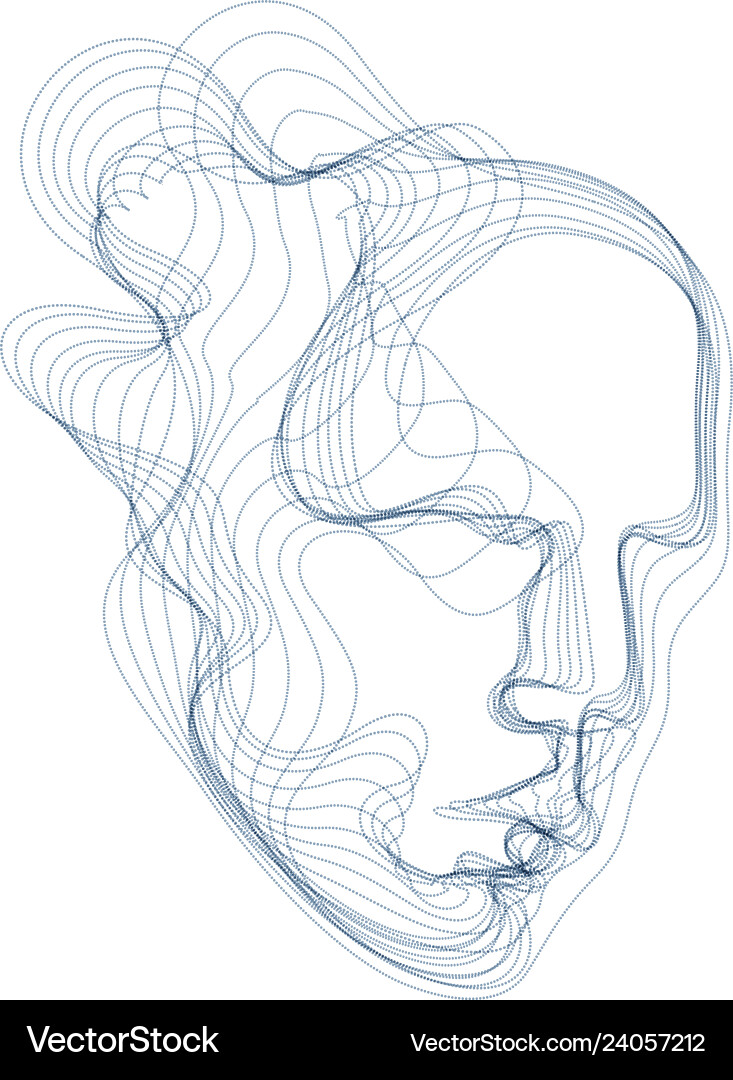 Digital soul machine artificial intelligence Vector Image
