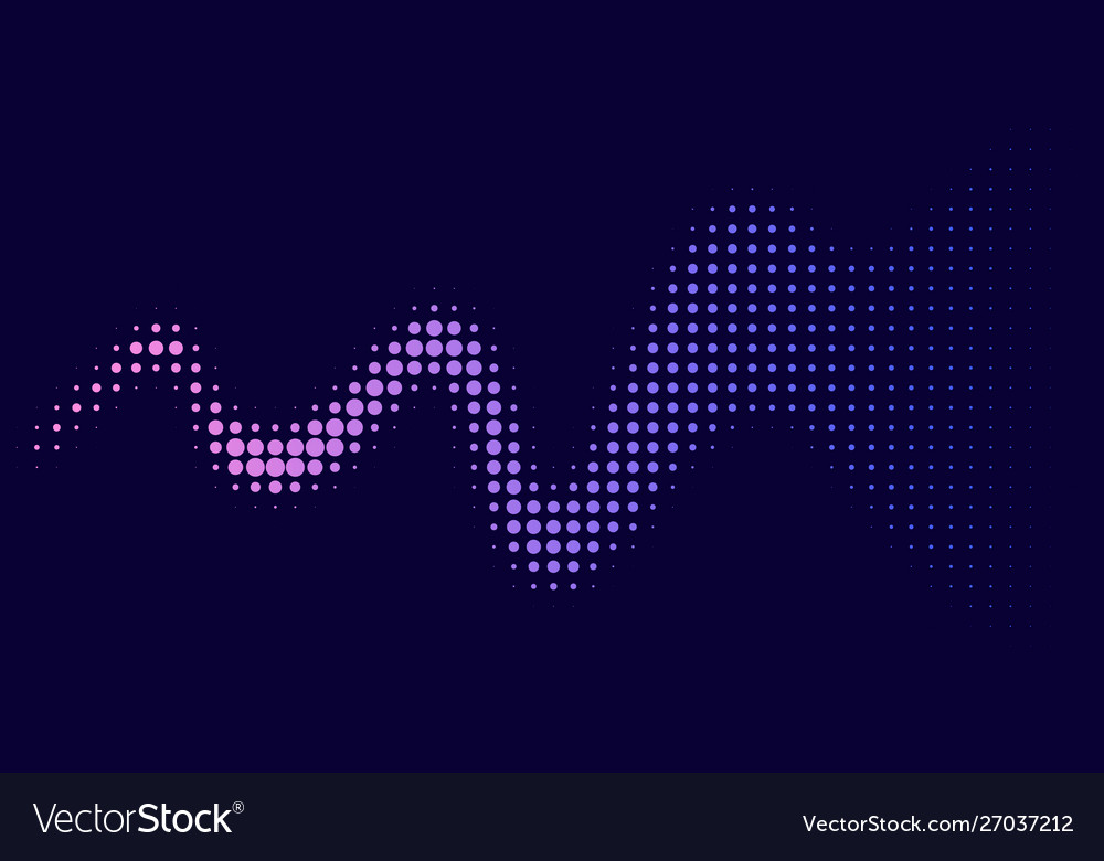 Gradient futuristic pattern vector image Gradient futuristic pattern