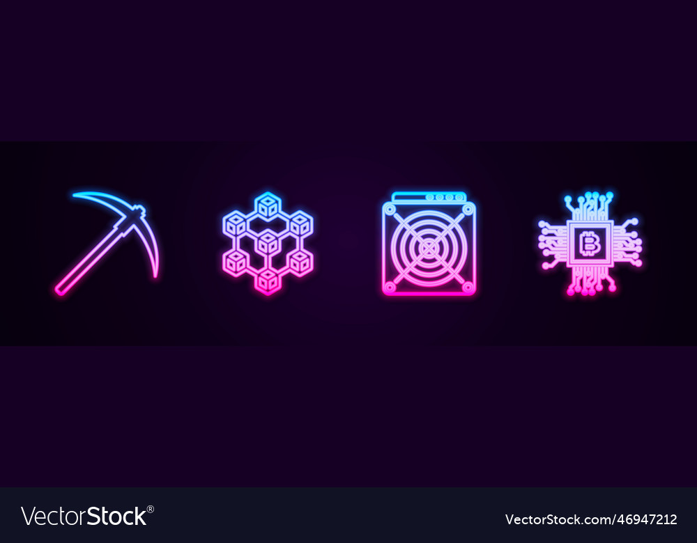 Set line pickaxe blockchain technology asic