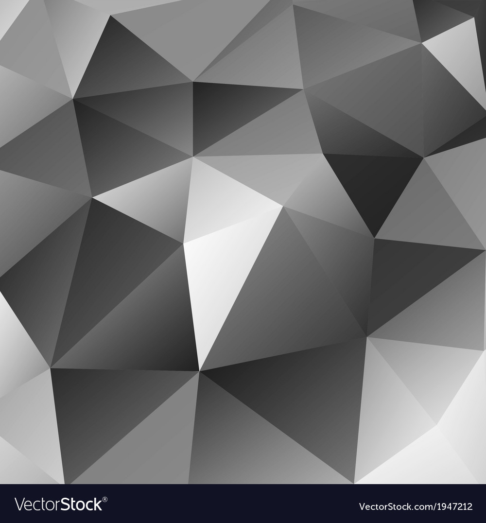 Triangular black background Royalty Free Vector Image