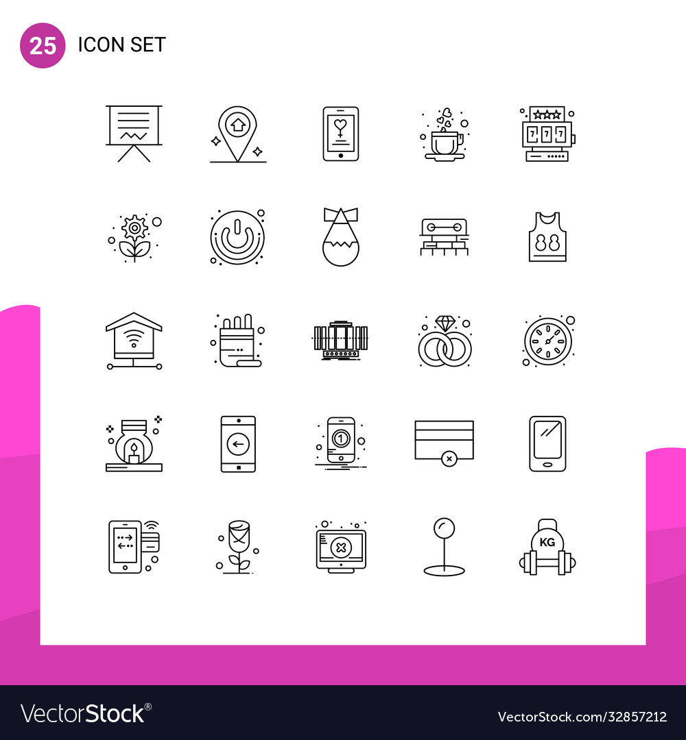 User interface pack 25 basic lines game