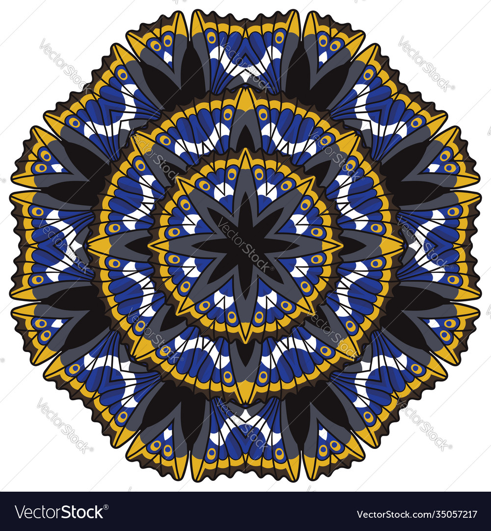 Beautiful circular background fractal image