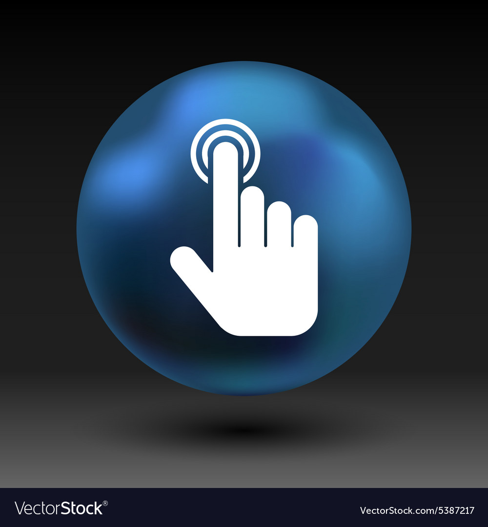 Click hand icon pointer finger