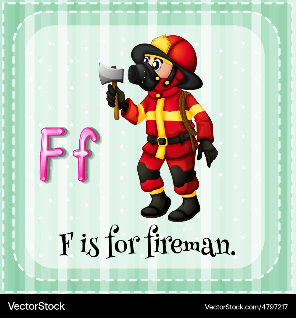 Fireman Royalty Free Vector Image - VectorStock