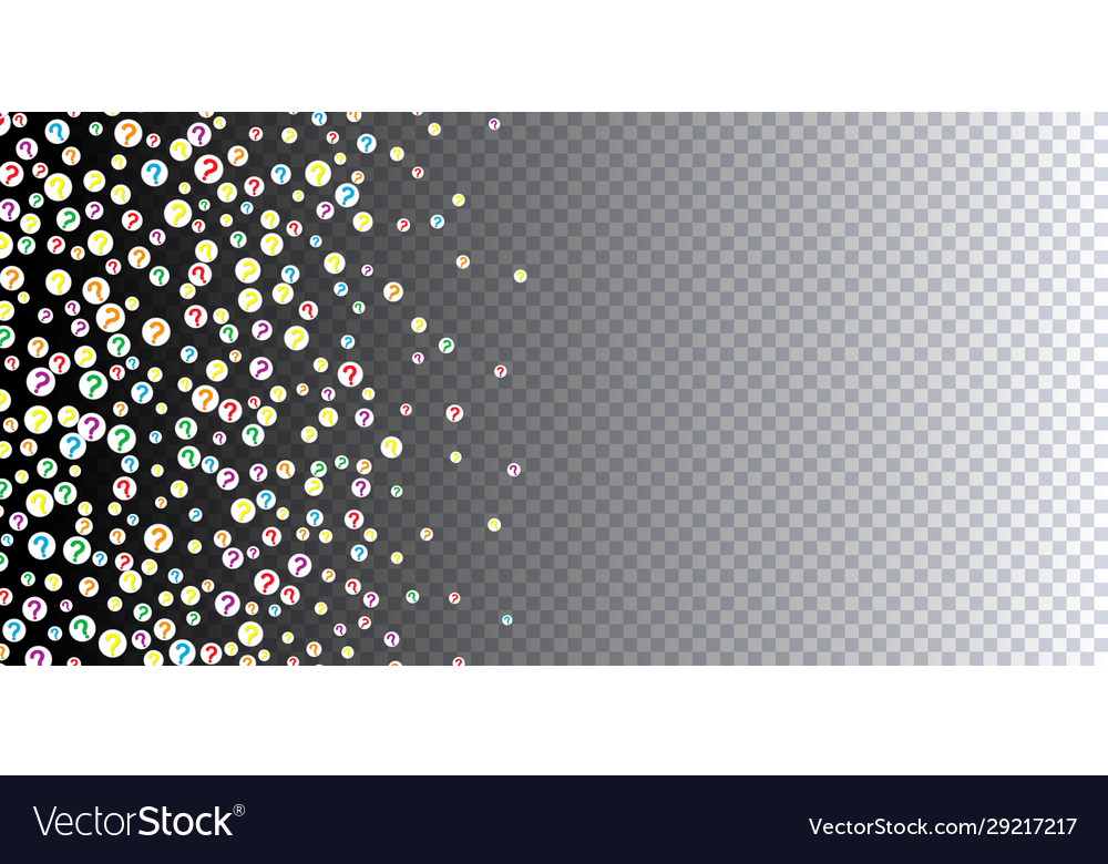 Horizontal seamless pattern question marks vector image Horizontal seamless pattern question marks