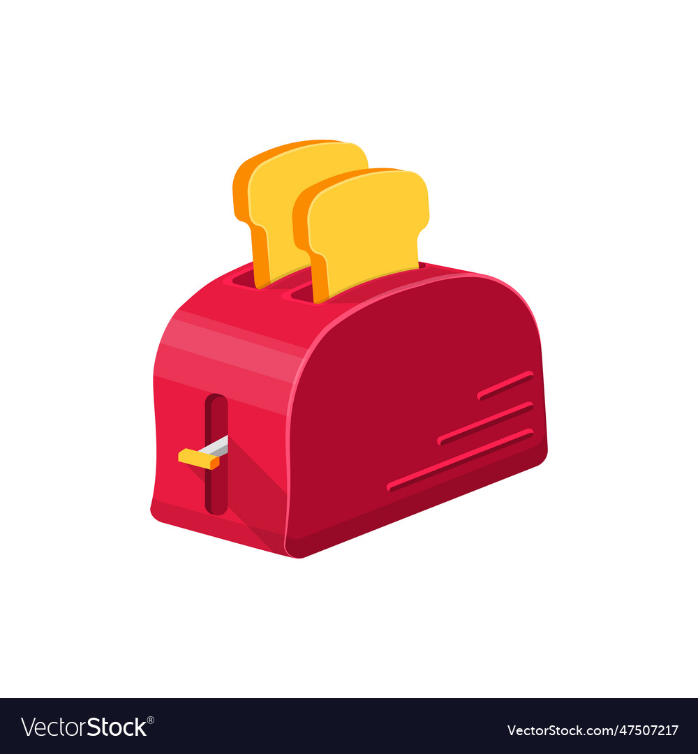 Pop-up toaster flat