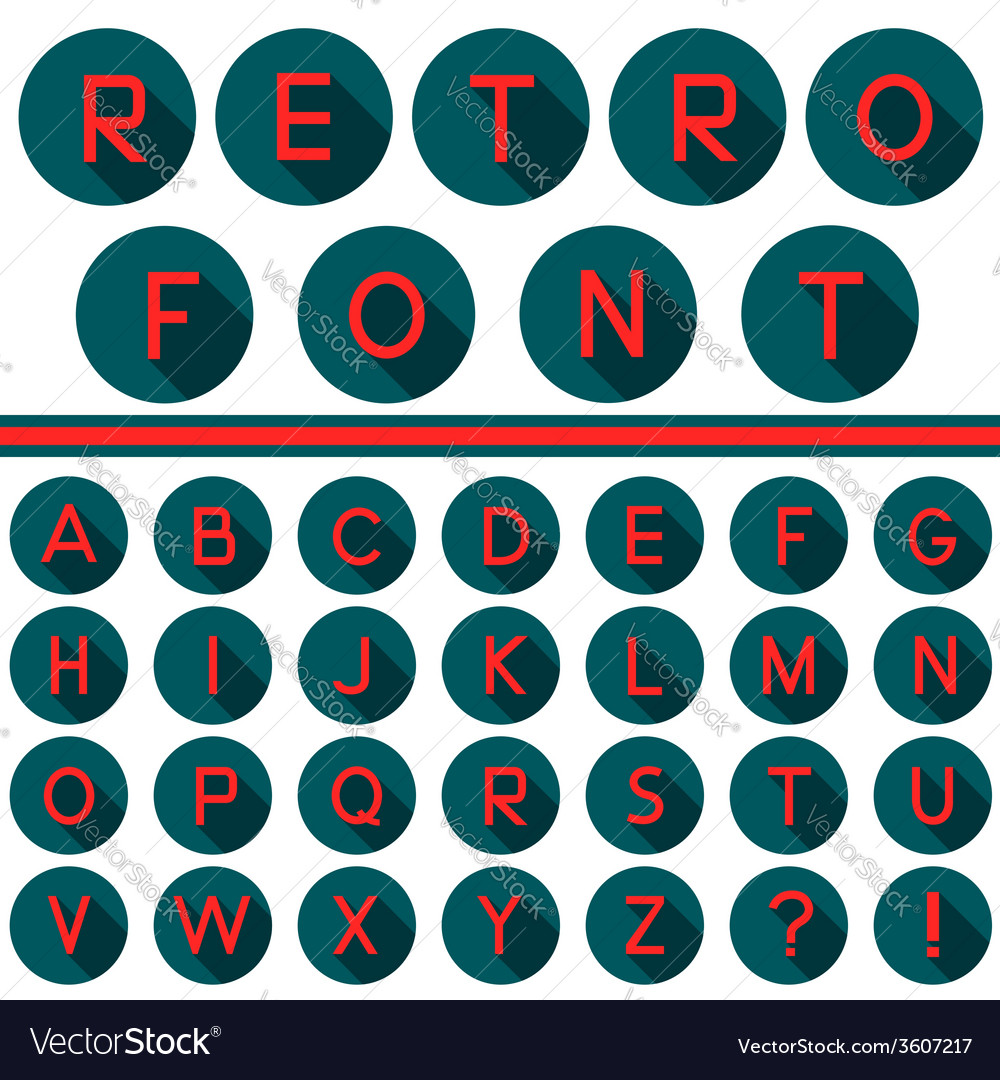 Retro Font Set