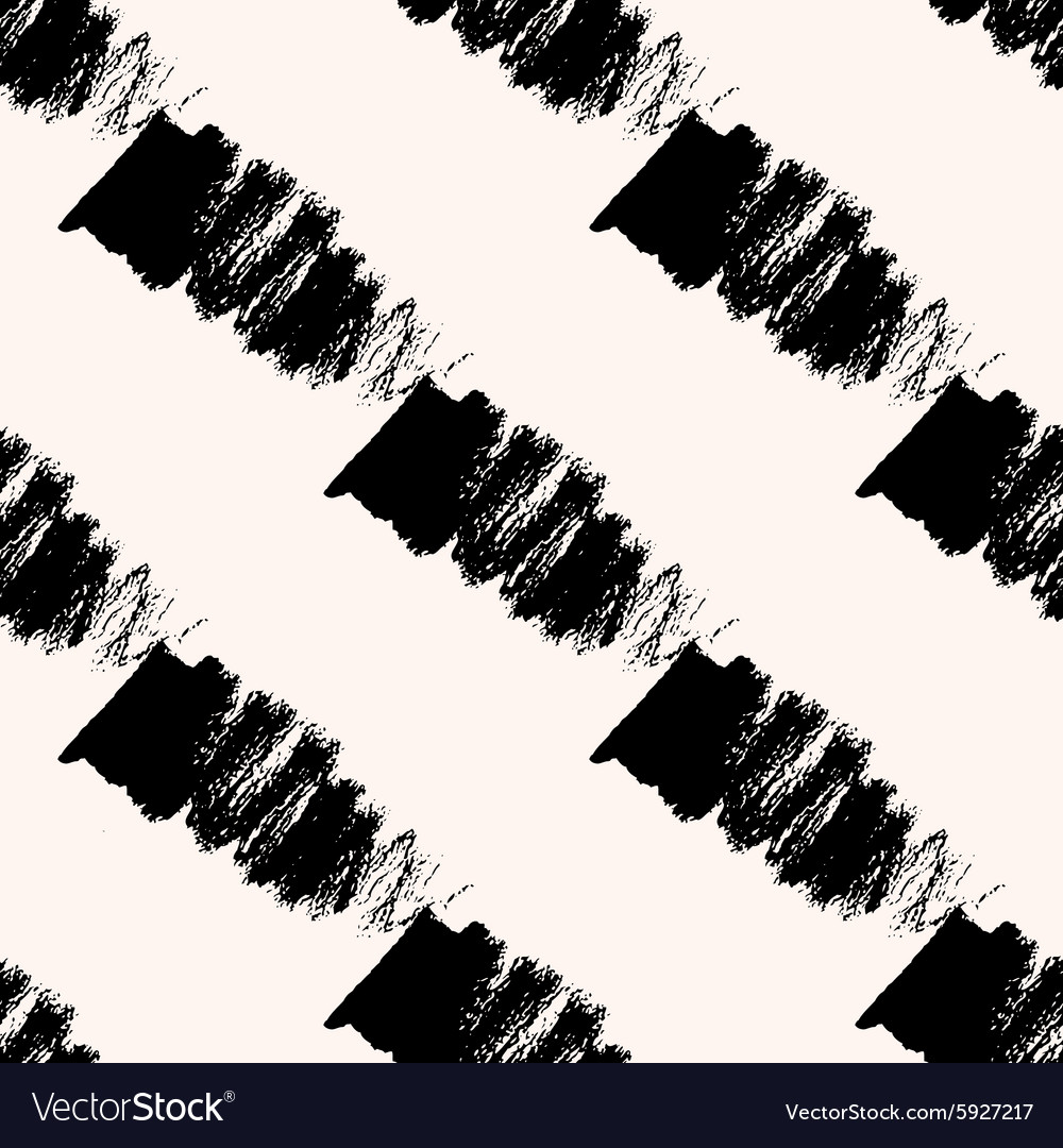 Scandinavian seamless pattern with diagonal black