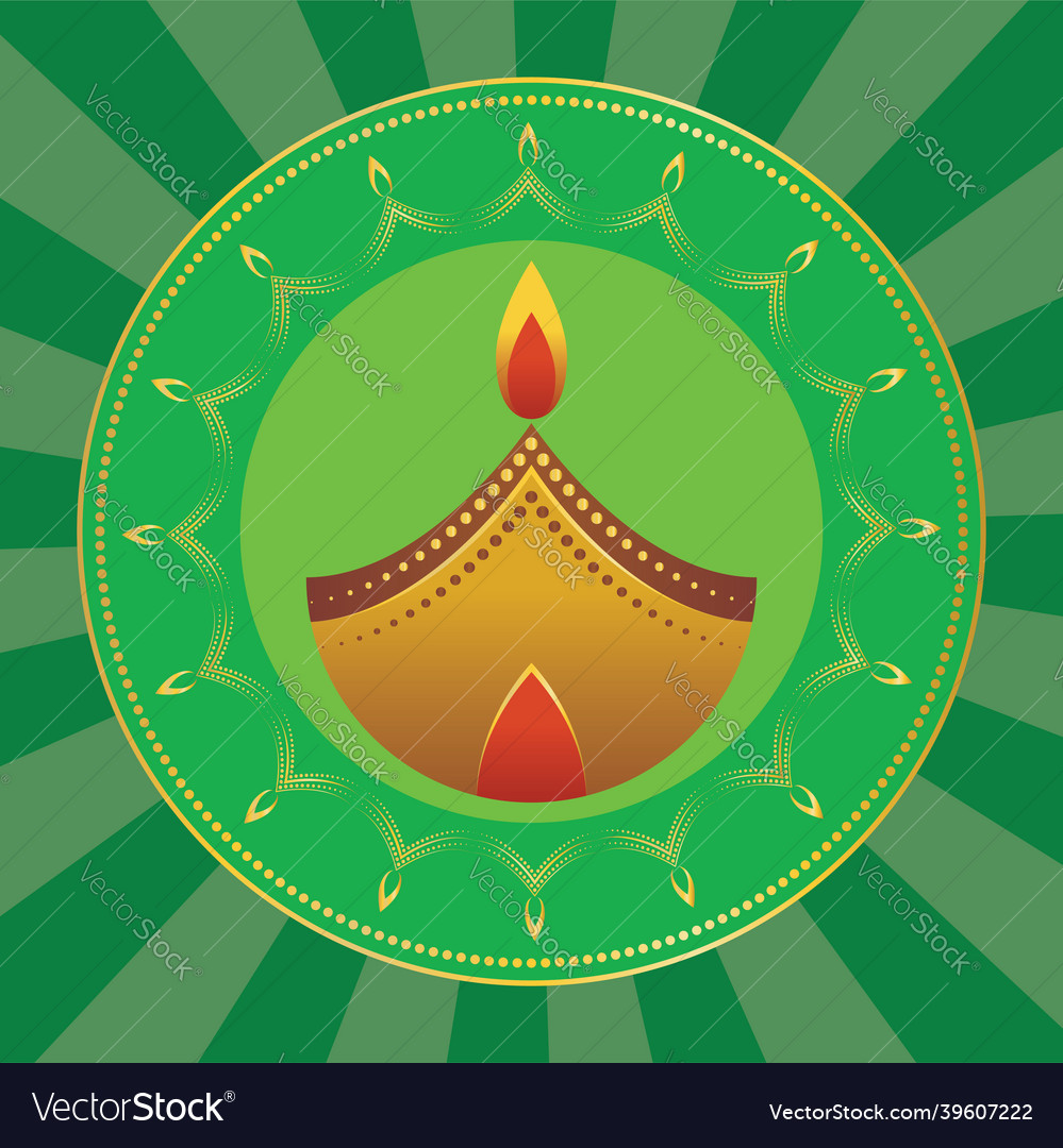 Diwali candle background