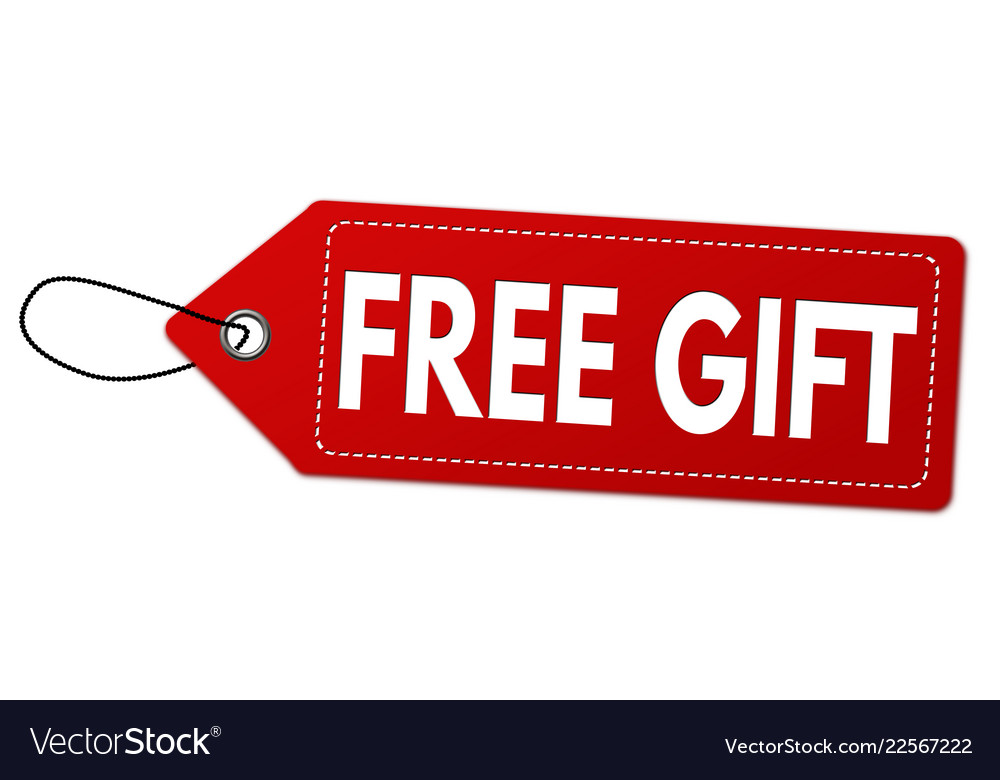 Download Free gift label or price tag Royalty Free Vector Image