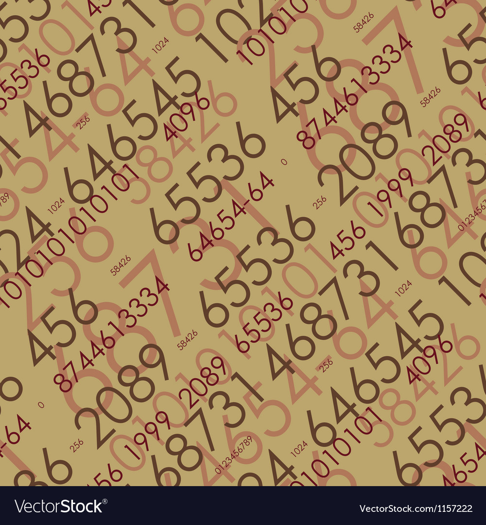 Seamless mathematical pattern