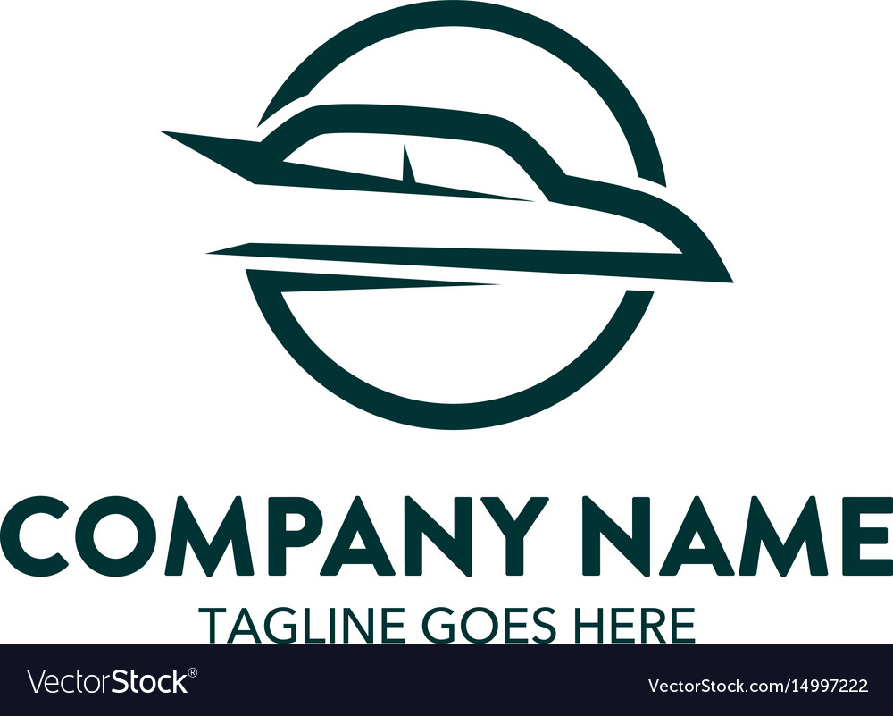 Unique automotive logo template