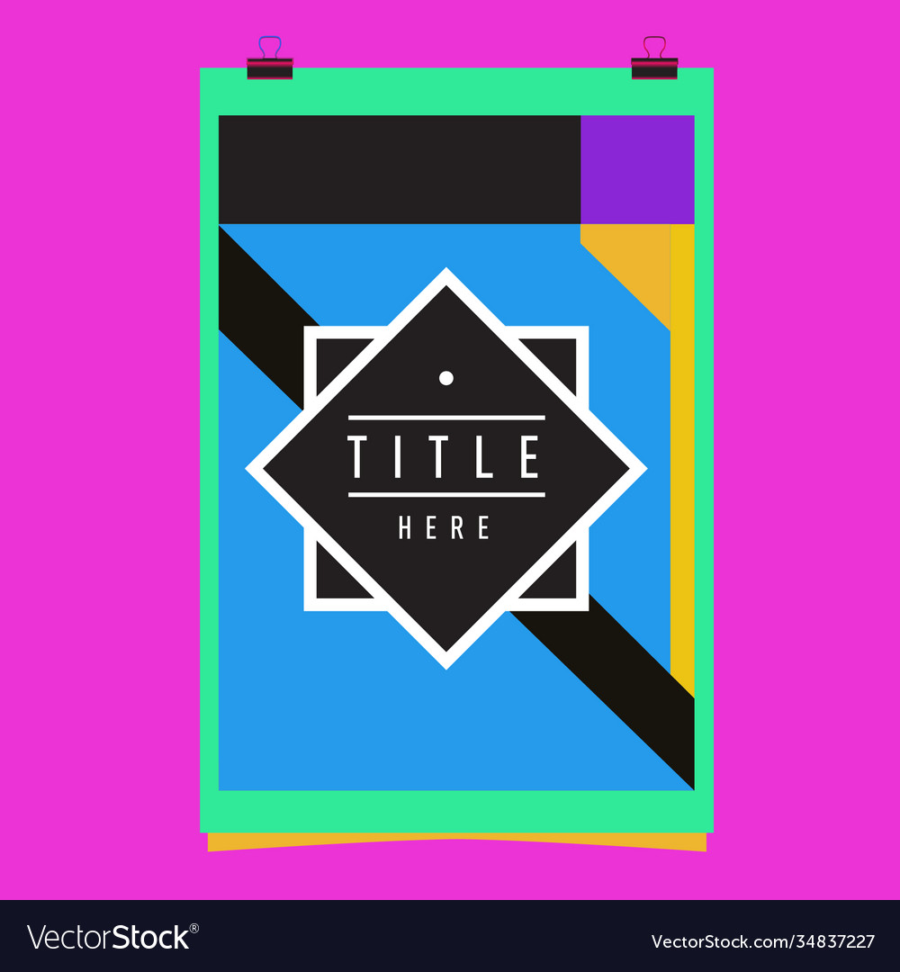 Abstract colorful geometric pattern background vector image Abstract colorful geometric pattern background