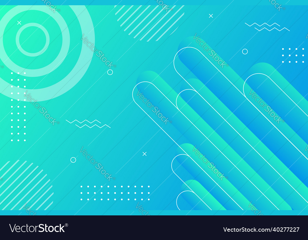 Abstract gradient geometric shapes background vector image Abstract gradient geometric shapes background