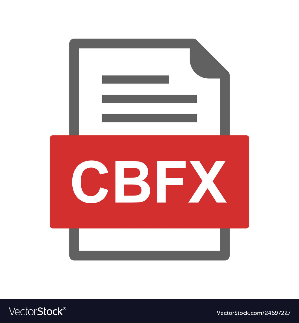 Cbfx file document icon