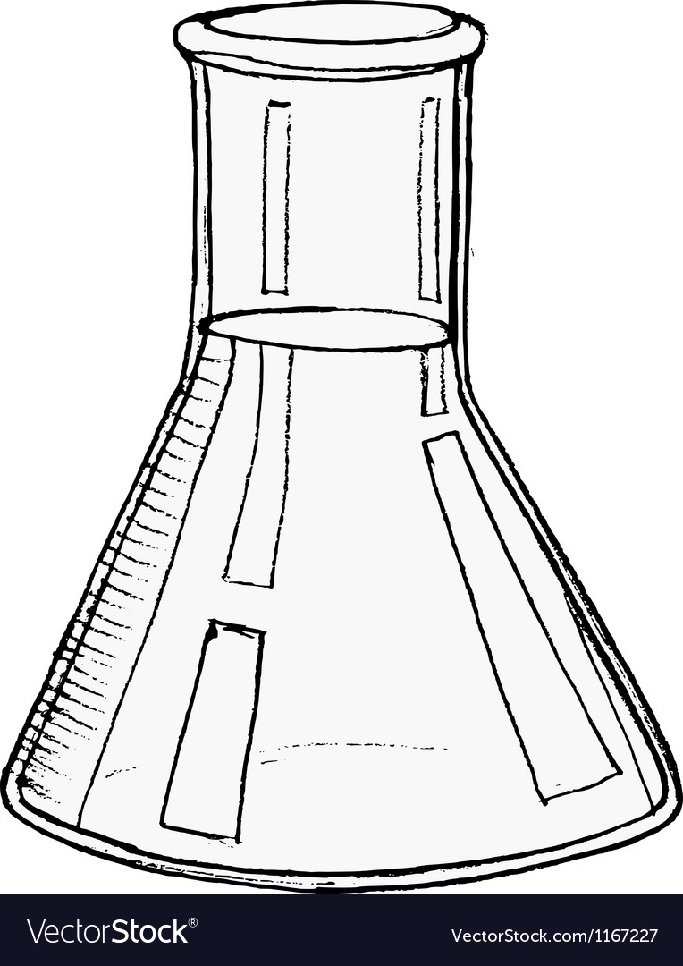 Test tube with liquid