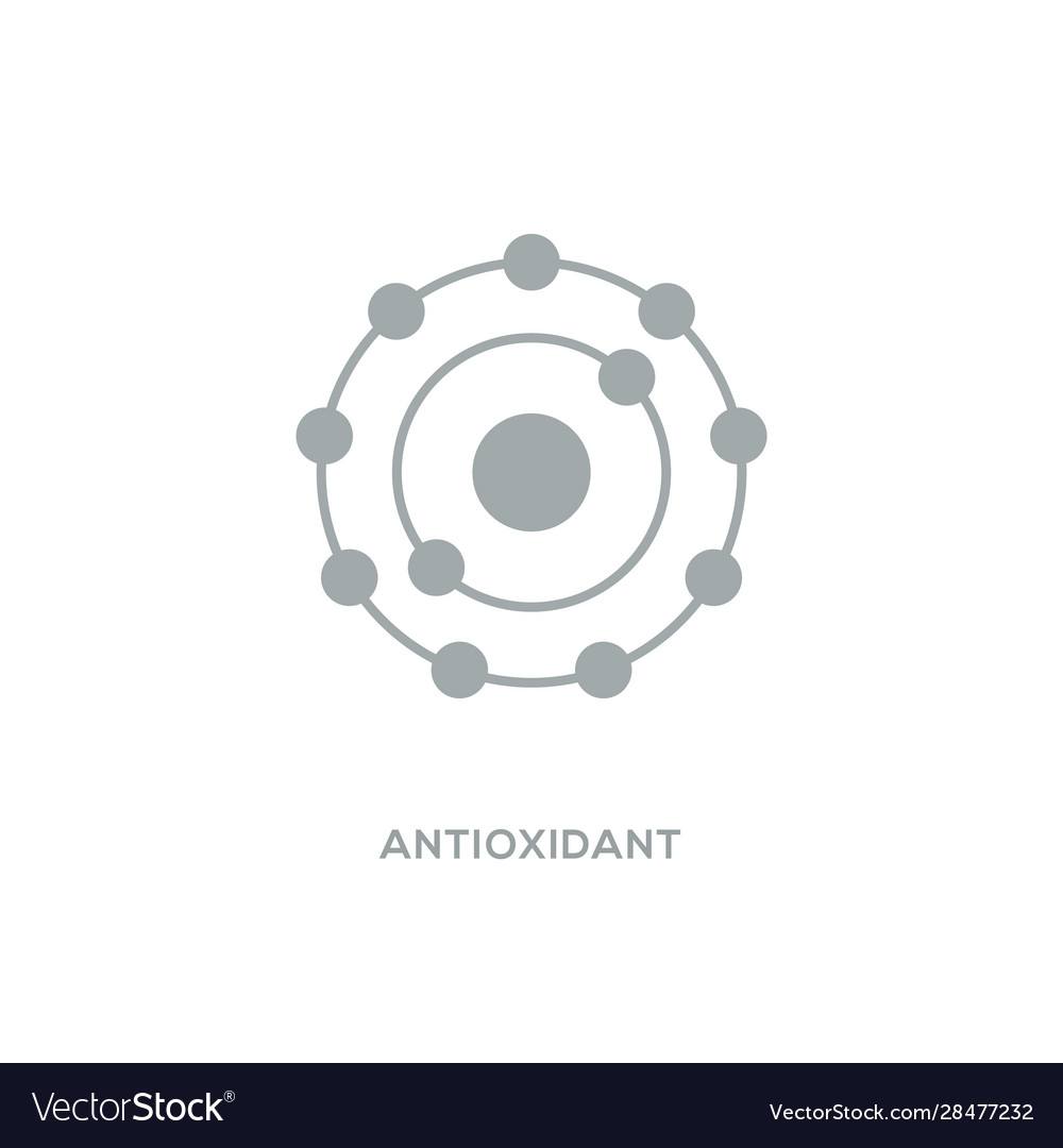 Antioxidant Icon Radical Free Oxidant Royalty Free Vector 5522