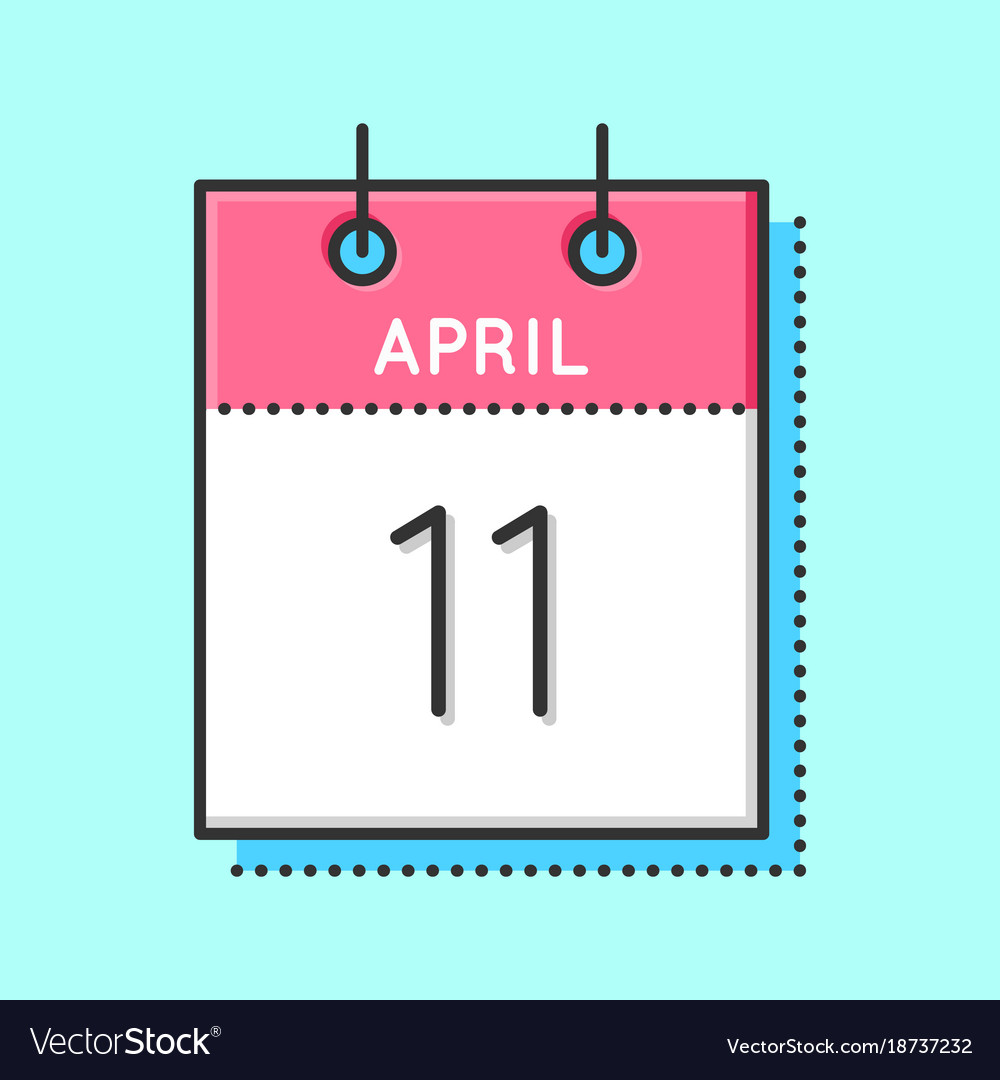 April calendar icon